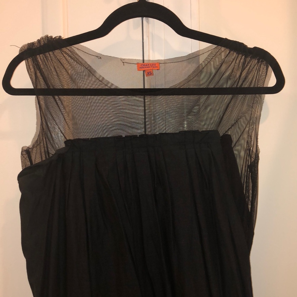 Chan Luu Black Dress, XS